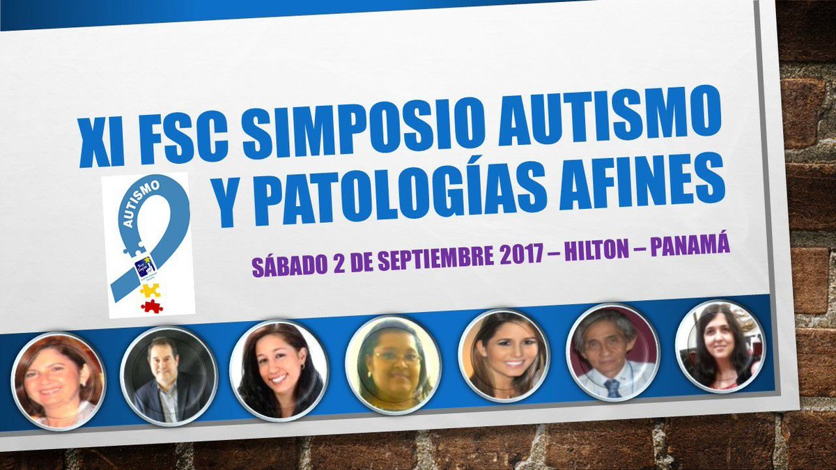 Autismpanama's tweet photo. El sabado 2 de sept se llevara a cabo el XI Simposio de #Autismo. llaman al 226-4227 o 226-5089. Preinscripcion $90.00. Solo faltan 39 dias. https://t.co/gQPapufe3n