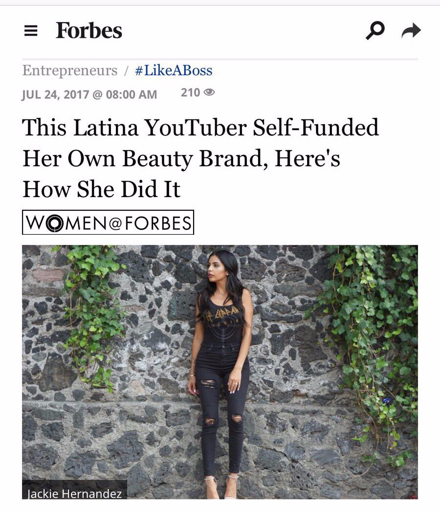 Omg ..y así un día sucedió <a href="/Forbes/">Forbes</a> Gracias <a href="/vivnunez/">Vivian</a> por este artículo increíble 🙊🙏🏼👊🏼#likeaboss