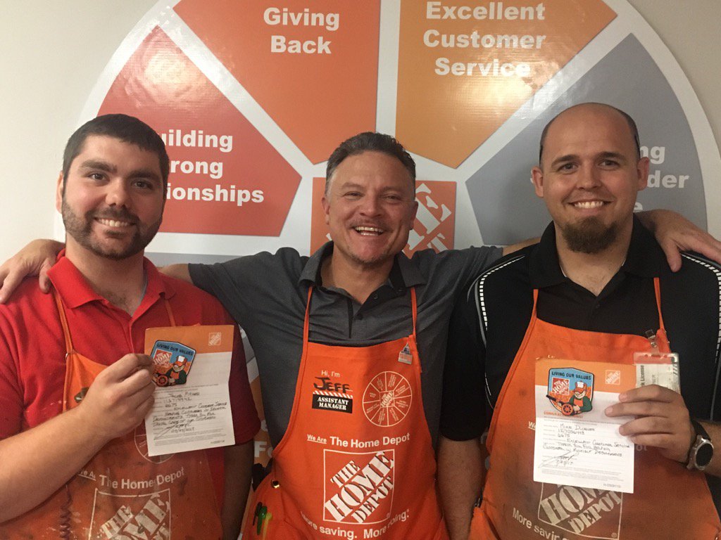 Recognizing Jake and Mike for outstanding customer service.
