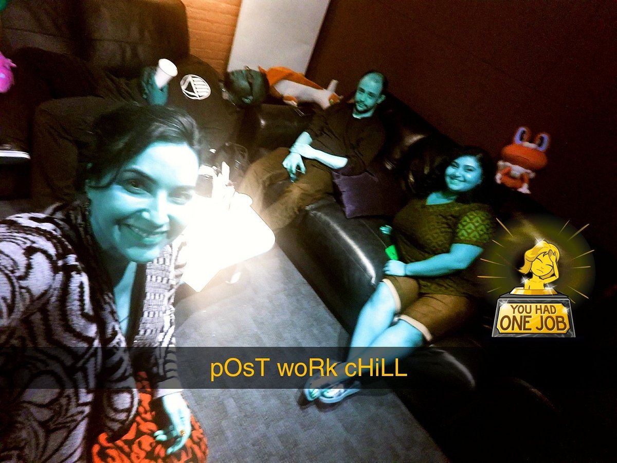 Lisalisejam's tweet photo. When you had #onejob and you did it #postworkchill #studiohang #mondaymadness #holla https://t.co/WSpl7CjwMJ