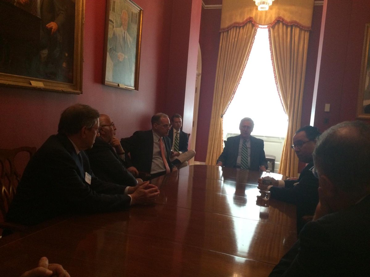 RJC's tweet photo. Today, members of our Board met w/  @SpeakerRyan, @SenateMajLdr, @MarcoRubio &amp; others to discuss Taylor Force Act, Israel, &amp; more! #PassTFA https://t.co/txf8yryfEw