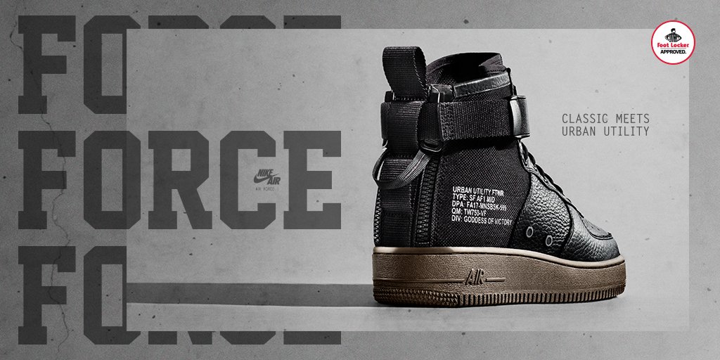 nike sf air force 1 mid foot locker