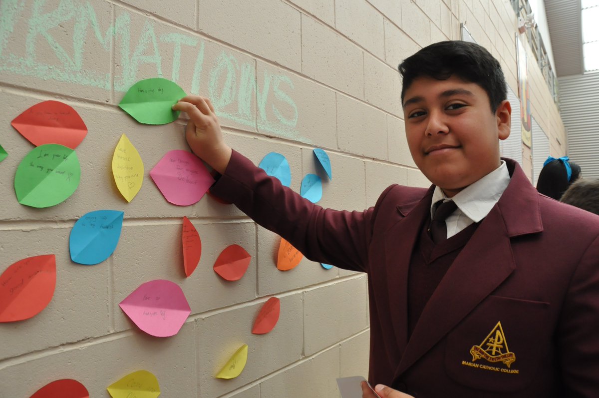 MCC_Griffith's tweet photo. Year 11 Well Being Committee conducted workshops for Year 7 on Stress Down Day.  Total funds raised today were $875.00. Great work MCC! https://t.co/PT7rE0958J