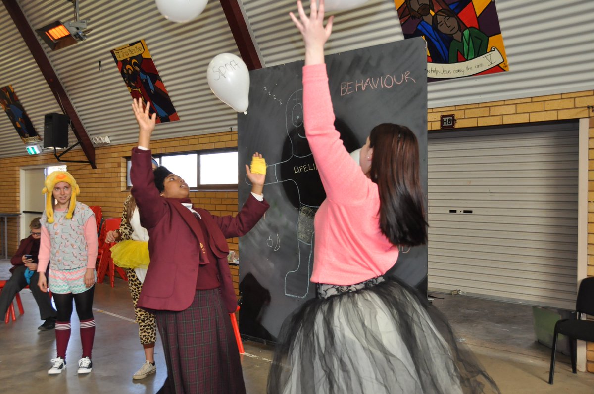 MCC_Griffith's tweet photo. Year 11 Well Being Committee conducted workshops for Year 7 on Stress Down Day.  Total funds raised today were $875.00. Great work MCC! https://t.co/PT7rE0958J
