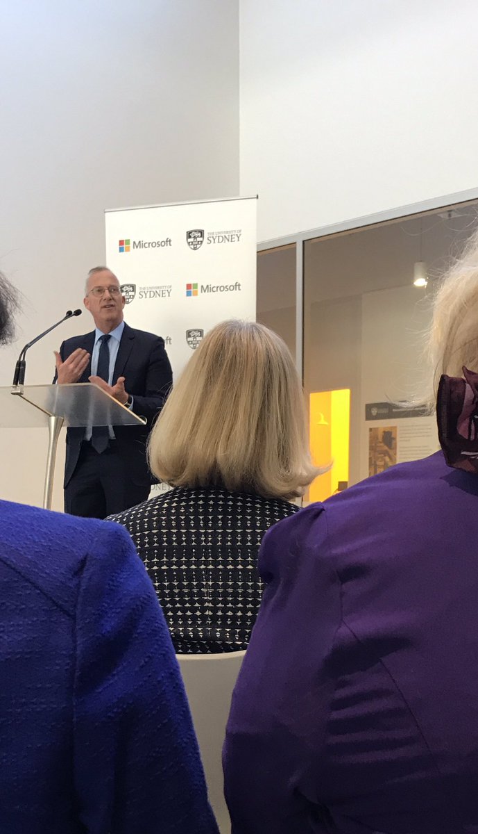 SHoustonUSyd's tweet photo. @Sydney_Uni VC welcomes the new partnership between Usyd and Microsoft on quantum &amp; its potential service to future generations https://t.co/aNaru2kJbU