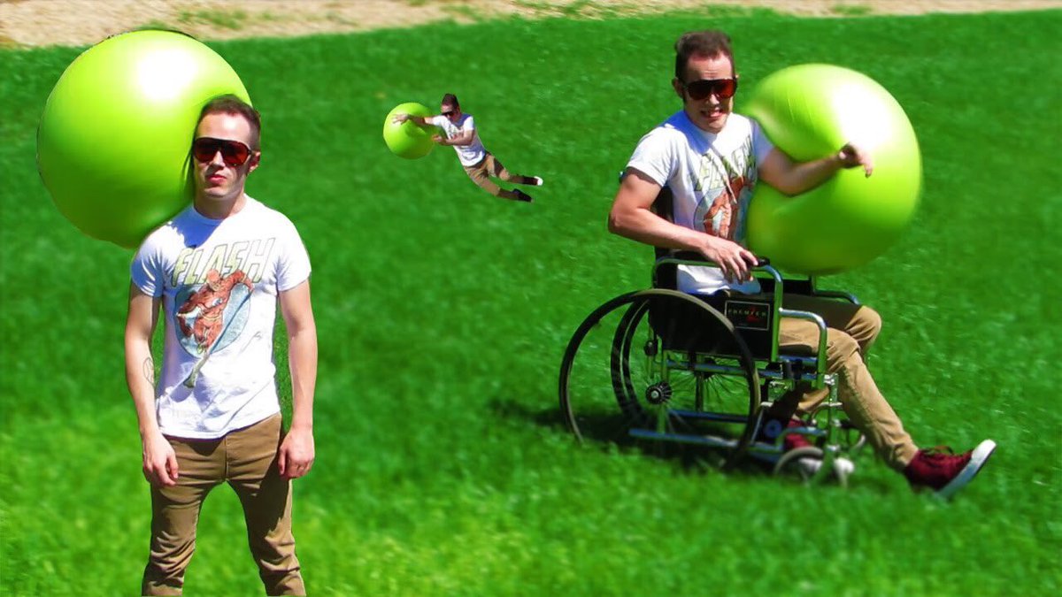 4FTMAFIA's tweet photo. My Big Green Ball #wheelchair #skateboard #stupid #youtube https://t.co/qeNoonub73 https://t.co/K7wFv6Om4R