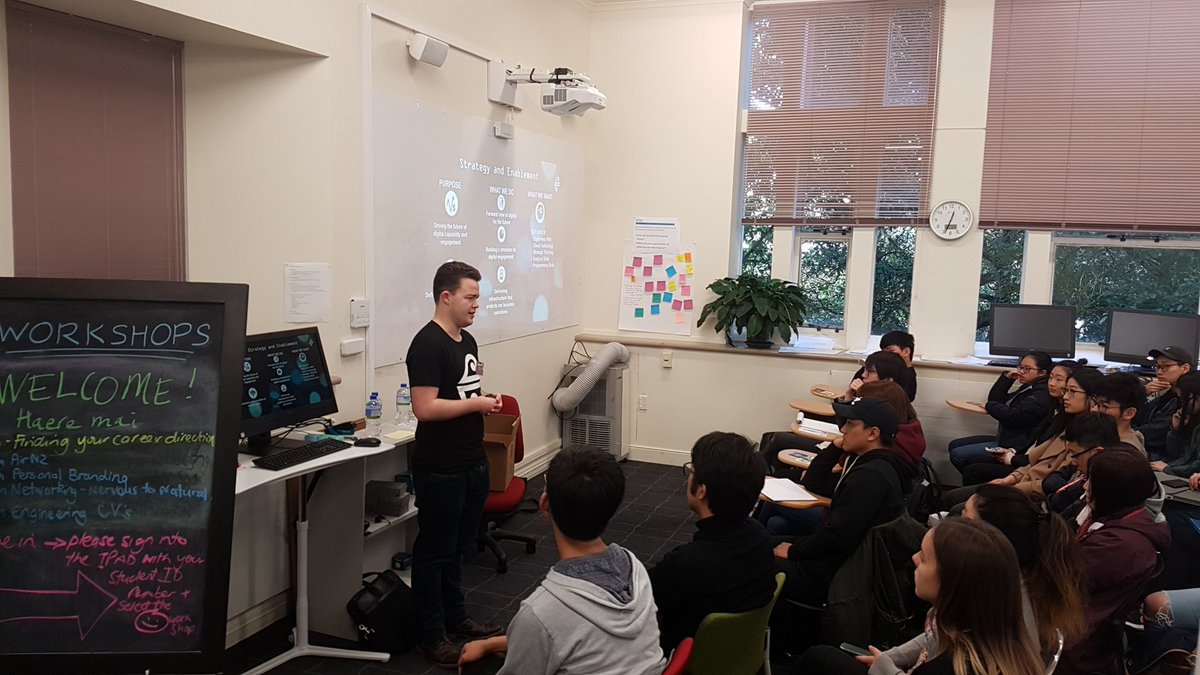 One of last year's interns Laurence speaking about the innovative watch face he worked on <a href="/AucklandUni/">University of Auckland | Waipapa Taumata Rau</a> #innovation #digitalinterns