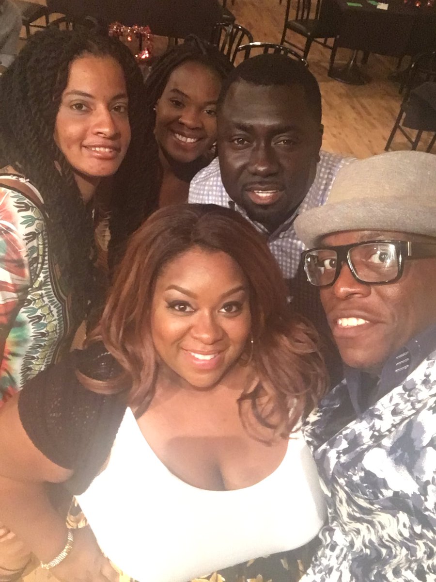 RuweEva's tweet photo. My judges and I after The Becoming Dateable show!!!!!!! ❤️I love what I do #talkshow #comedy #host https://t.co/WUG4uEnuEq