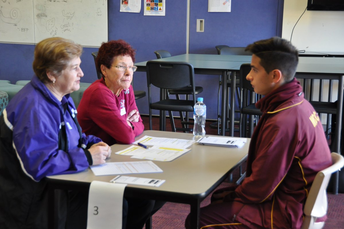 MCC_Griffith's tweet photo. Year 10 Mock Trial Interviews
Members of Griffith Rotary Avanti gave up their time to conduct mock interviews for all Year 10 students. https://t.co/RiJbjQwVLJ