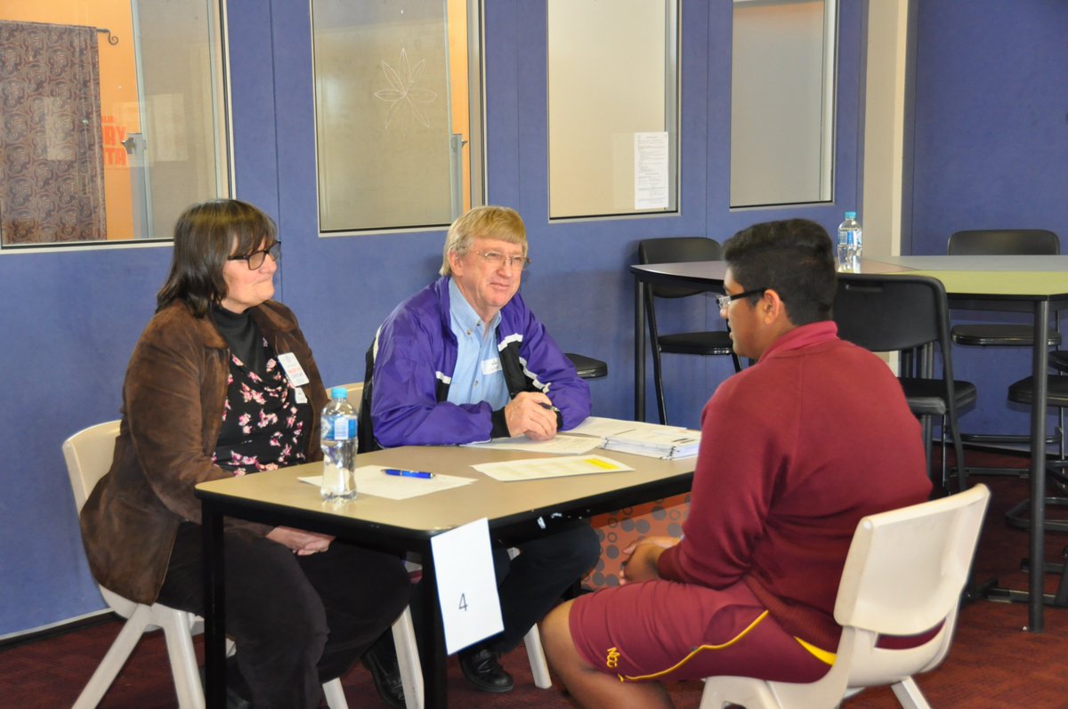 MCC_Griffith's tweet photo. Year 10 Mock Trial Interviews
Members of Griffith Rotary Avanti gave up their time to conduct mock interviews for all Year 10 students. https://t.co/RiJbjQwVLJ