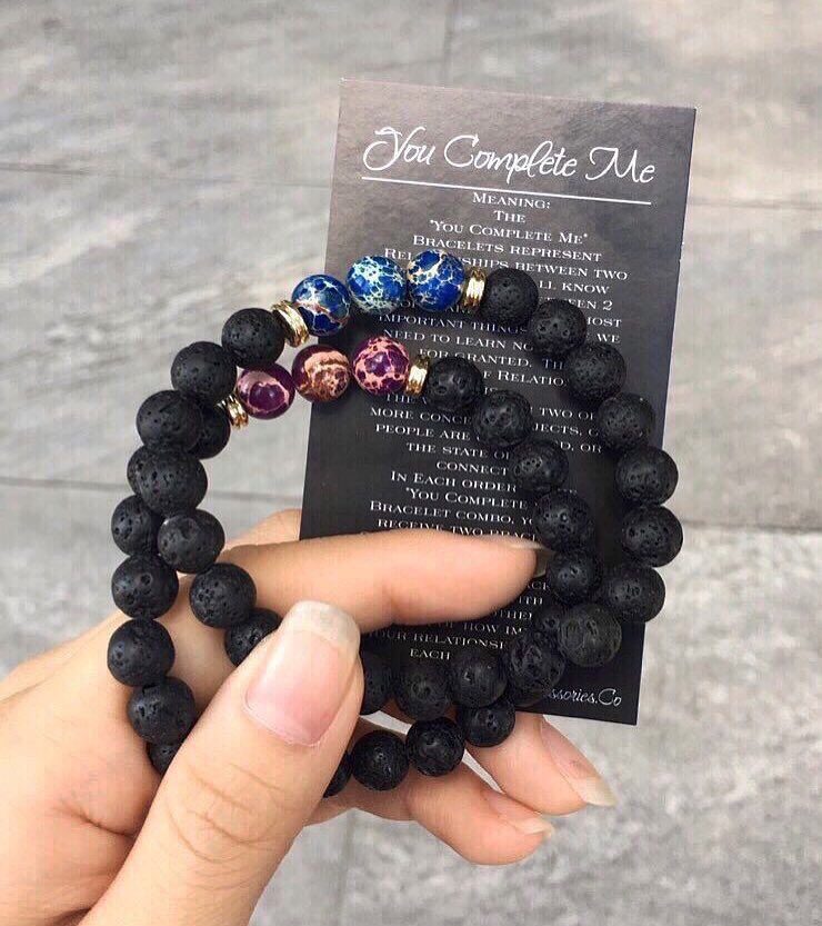 AIphaAmbassador's tweet photo. Obsessed with our You Complete Me Bracelets from https://t.co/umKAdwWYVt 💙💜💕 https://t.co/DCy9UzmMA0