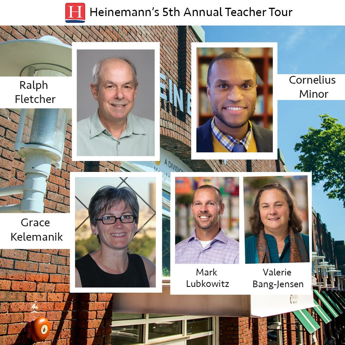 HeinemannPub's tweet photo. Join us *online* Saturday for the 5th Annual Heinemann Teacher Tour. We'll be live streaming sessions via Facebook Live starting @ 8:30a est https://t.co/BnrOu0Skz8