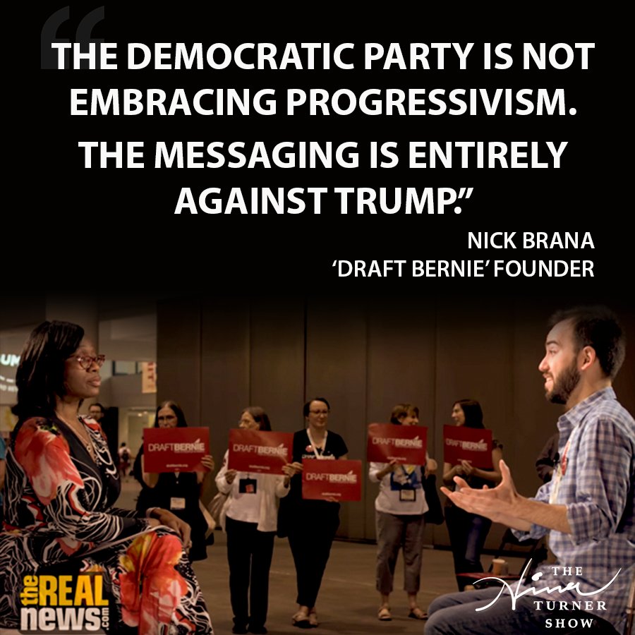 KarenaJeannette's tweet photo. 🔥Nina Turner interviews Nick Brana of Draft Bernie 4 a People's Party🔥   https://t.co/0FCKWItSF6  @DraftBernie @SenSanders #MondayMotivation https://t.co/exIejNgEZO