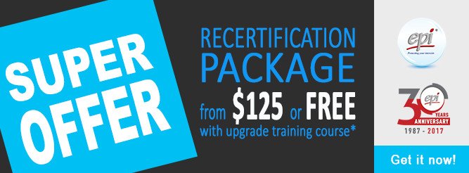 Recertification Package Offer - EPI 30 Years Celebration. Amazing discounts for CDCP, CDCS, CDCE, CDFOM &amp; more! bit.ly/2sptlGc