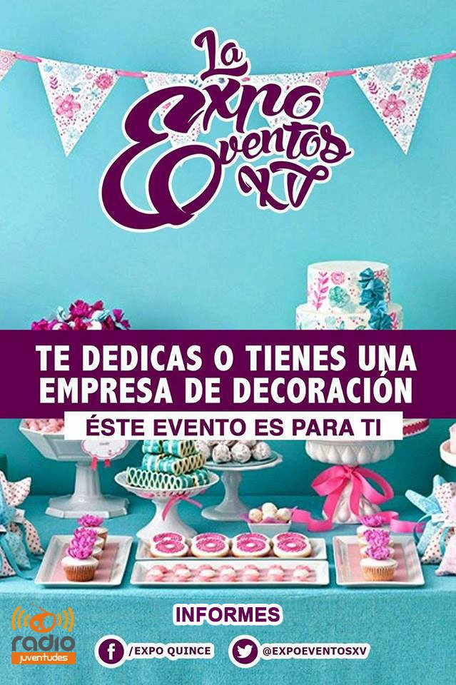 ExpoEventosXV's tweet photo. EXPO EVENTOS XV LLEGA PARA QUEDARSE, NO TE LO PIERDAS, TE ESPERAMOS.
PRÓXIMAMENTE TUXTLA GUTIERREZ 2017
#EXPOEVENTOSXV https://t.co/5zBSYS549h