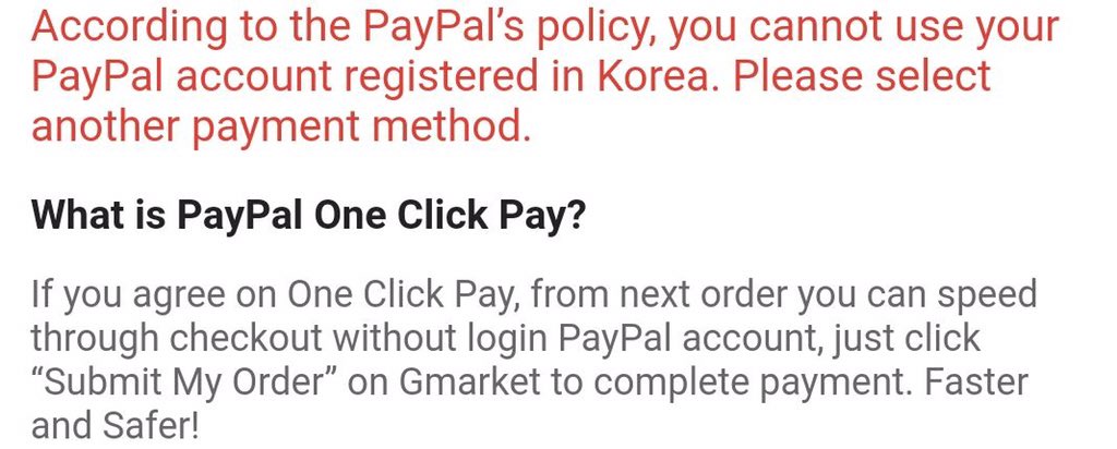drunkentigerINT's tweet photo. If PayPal is unavailable, you must have an international credit or debit card. https://t.co/MwaYkyLltC