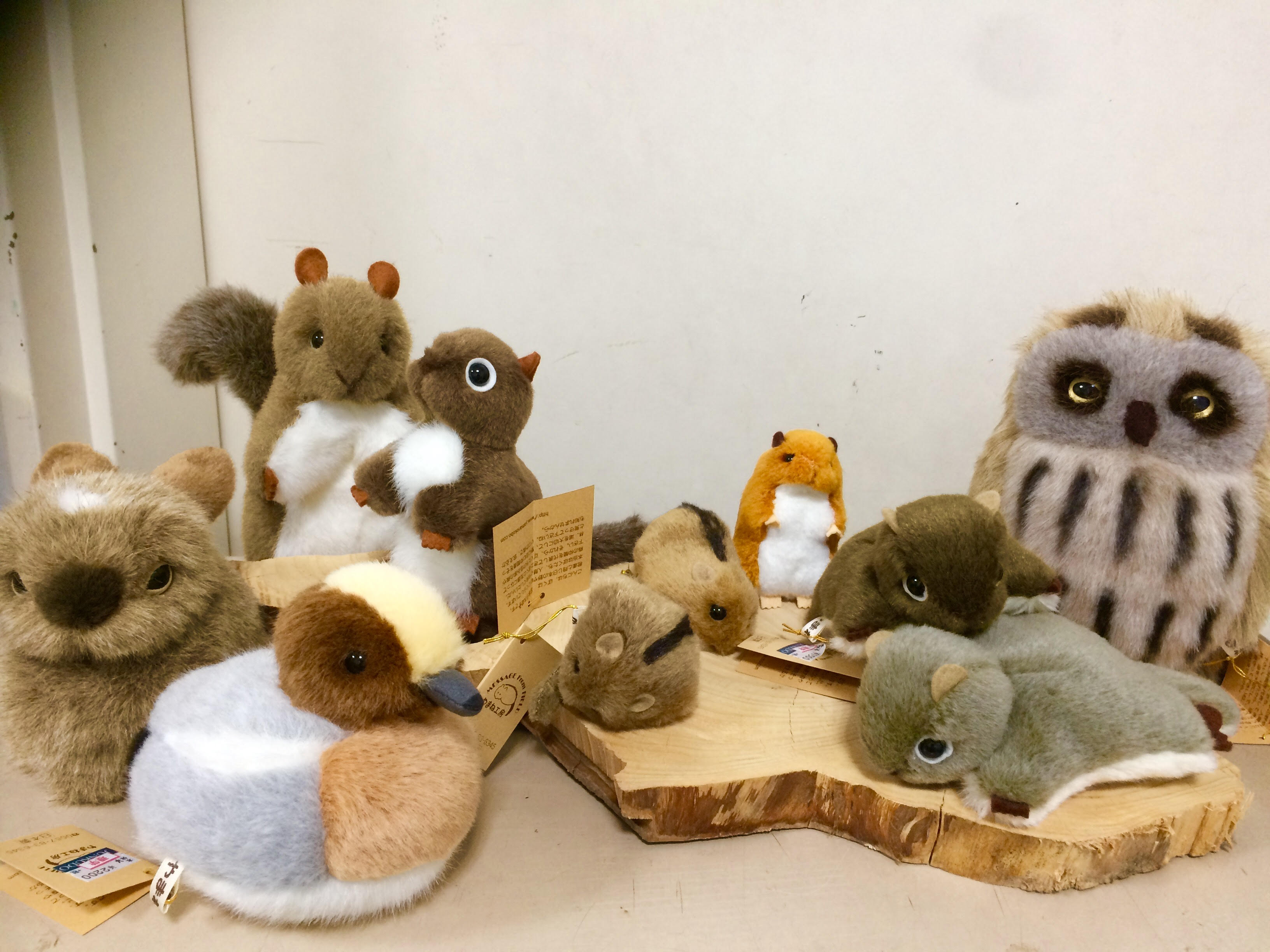 やまね工房　トラフズク　ふくろう　ぬいぐるみ やまね工房 ふくろうの子 ぬいぐるみ 日本製 - メルカリ