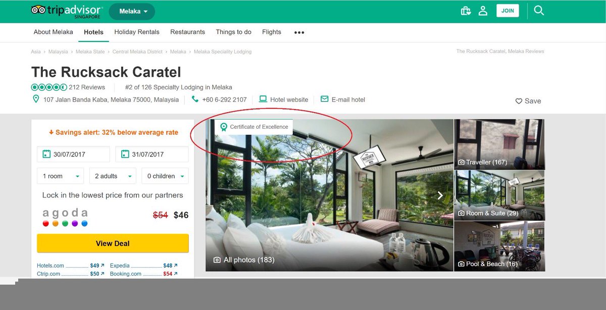 RucksackInnLav's tweet photo. Both Rucksackinn and Rucksack Caratel awarded TRipAdvisor's Certificate of Excellence https://t.co/mJRHWacfXI