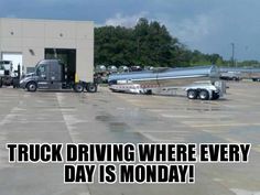 Hire_Truckers's tweet photo. Hope your Monday is going better than his! #truckerlife #truckerproblem #HappyMonday https://t.co/vXQrgrcBtT