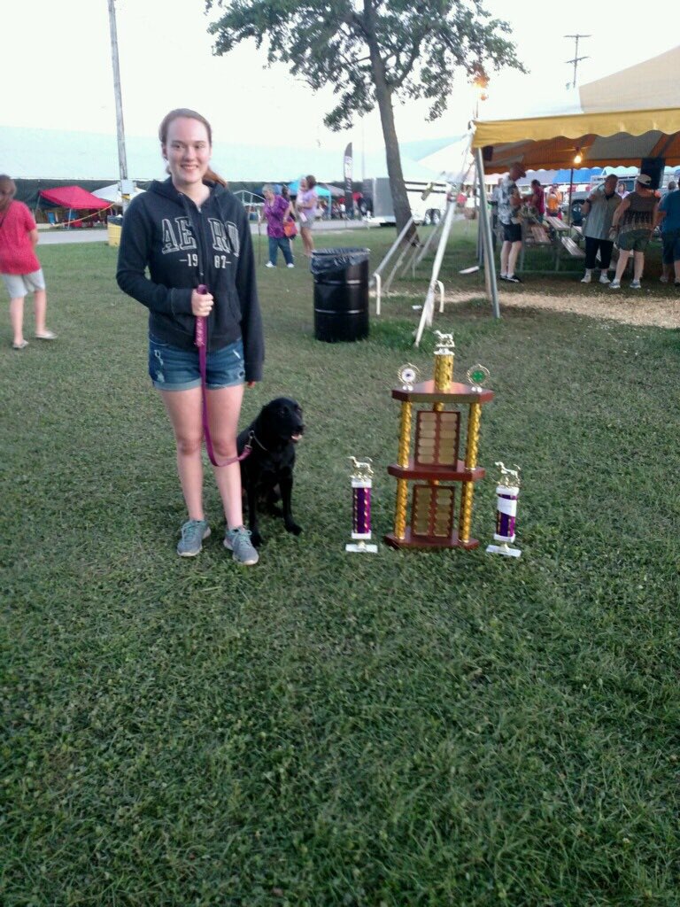 CanineChaosClub's tweet photo. Congrats to Heather Milliron for winning the best overall exhibitor award!!! https://t.co/RNmpO4HAOy