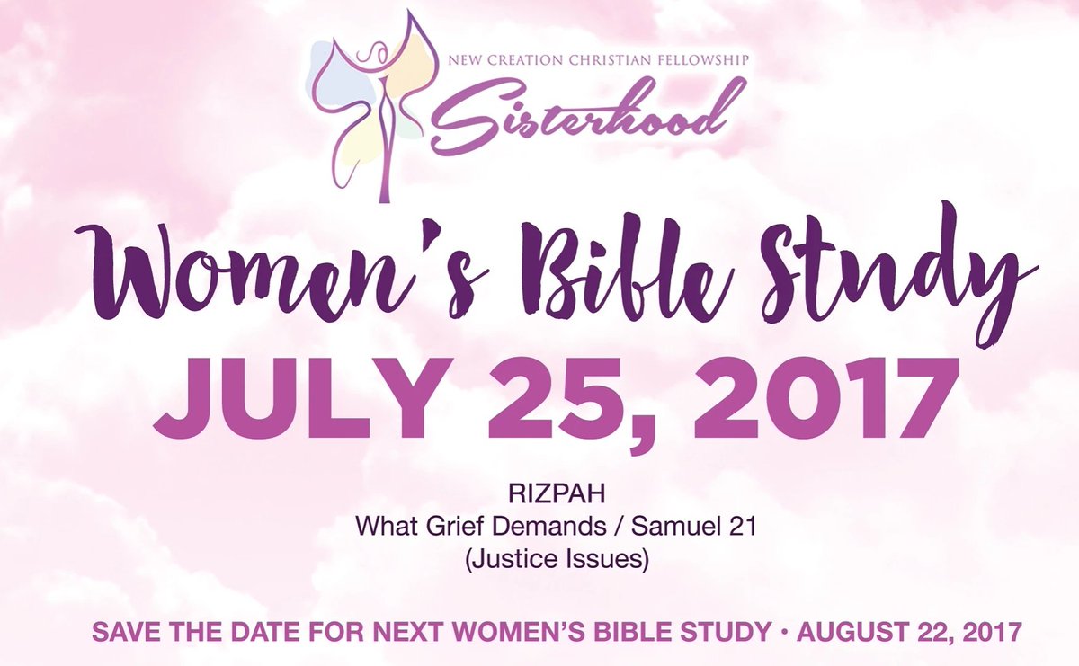 NicoleAzaan's tweet photo. Join @dr_cacopeland & @NCCF_SA Sisterhood for Women's Bible Study tonight! #WhatGriefDemands #JusticeIssues https://t.co/WWf8jaemZW