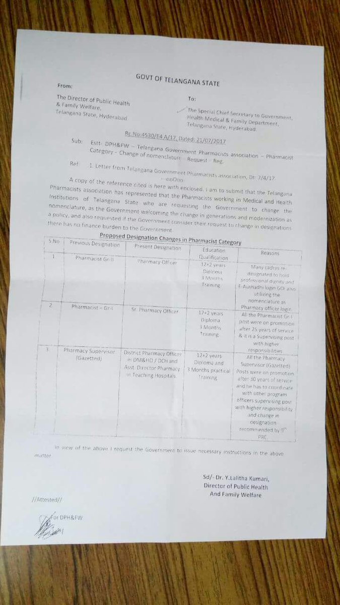 snpatelph's tweet photo. If #newely sanctioned state #Telangana  can change #Pharmacist  name as #pharmacy officer #why #Gujarat govt not? https://t.co/lRaxD0HaY8
