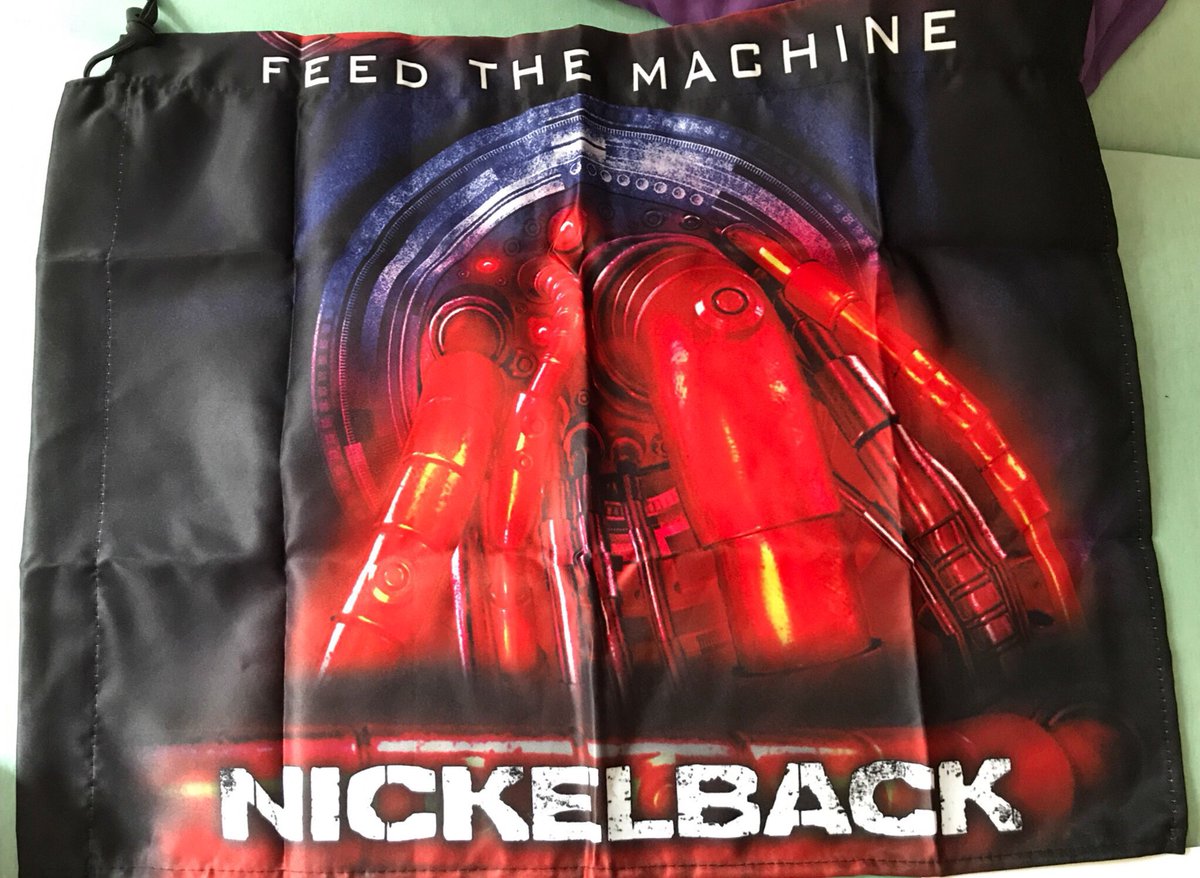 Nickelbacker01's tweet photo. Last week to enter the raffle #Nickelback fans!
#FeedTheMachine #ObakkiFoundation #HelpSaveLives https://t.co/qo7aOpUMZy