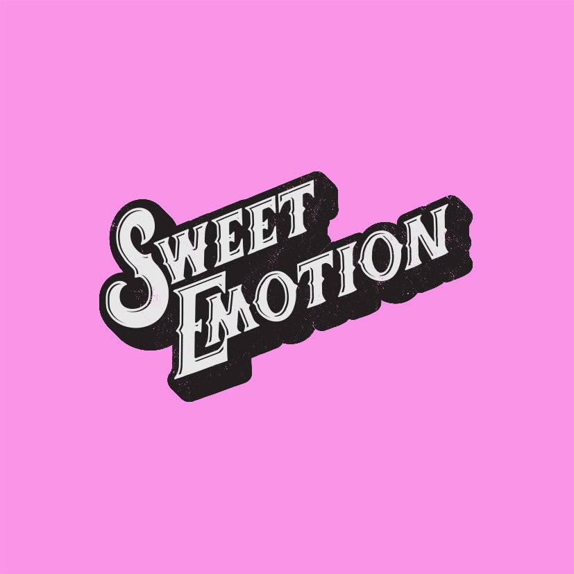 Patrick_dN's tweet photo. Sweet Emotion. #aerosmith #lettering #logo #merch https://t.co/zJUQvW6y5K