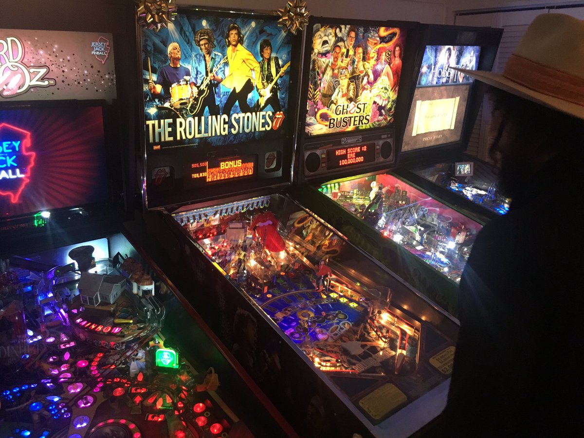 Don Was at my house playing a pinball that plays music he produced. Meta as hell