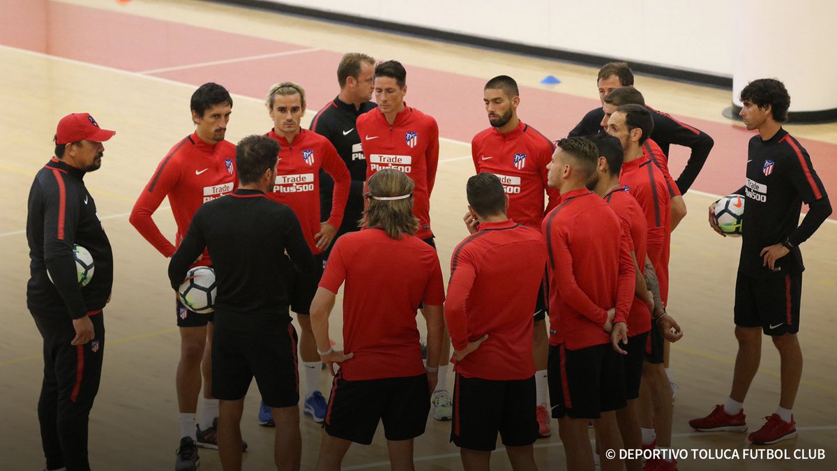 TolucaFC's tweet photo. 📷 | #GALERÍA

¡El entrenamiento del Atlético de Madrid esta tarde previo a nuestro partido de mañana!

#SiempreDiablos https://t.co/vjRbamTNkU