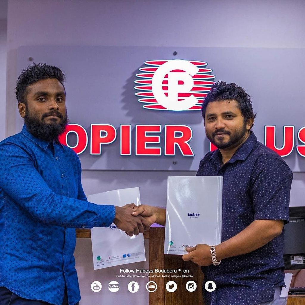 HabeysBoduberu's tweet photo. Associated with our new Co-Sponsor Plus - Copier Plus. Thank You Copier Plus #CopierPlus #maldives #habeys #habeys… https://t.co/In9fbmFuwP https://t.co/gjbbjQSIgx