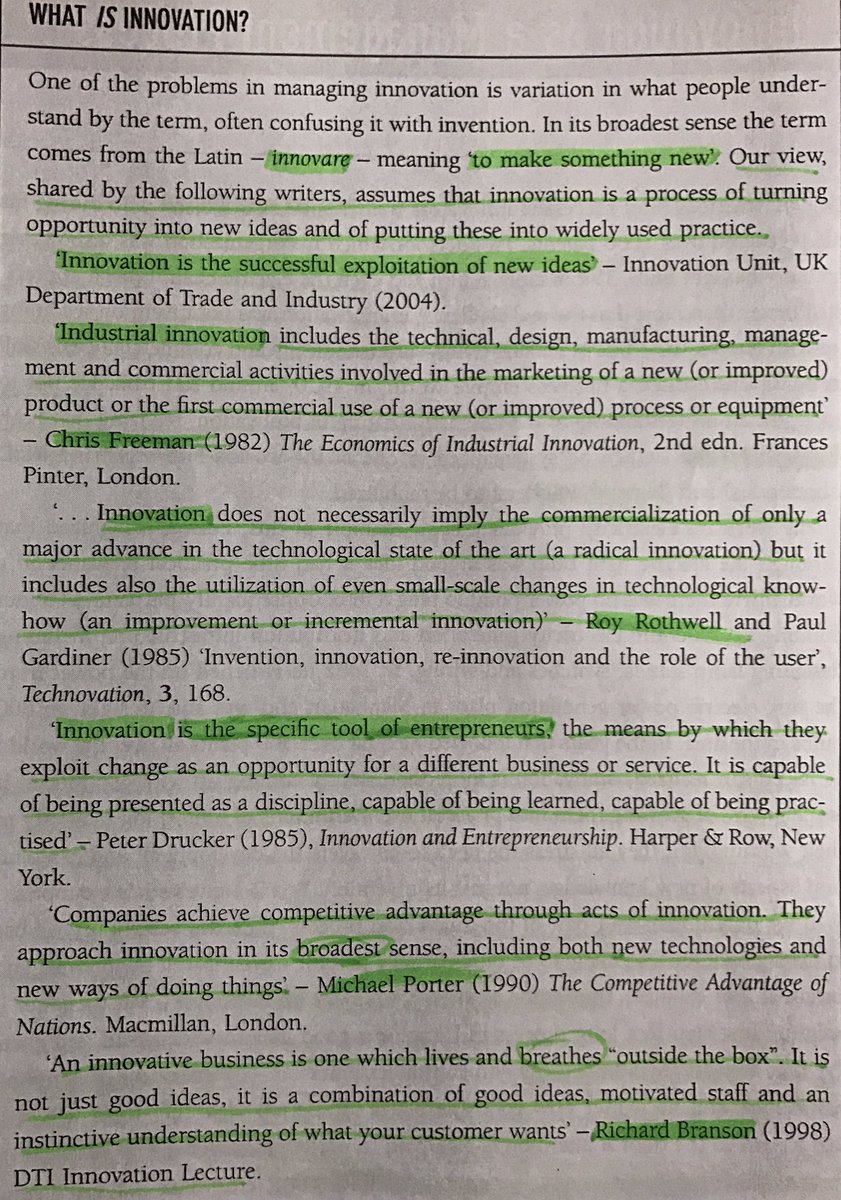NicolasNovaira's tweet photo. #WhatIsInnovation > Managing Innovation: Integrating Technological, Market and Organizational Change > @johnbessant & #joetidd https://t.co/jnChoHiEUB