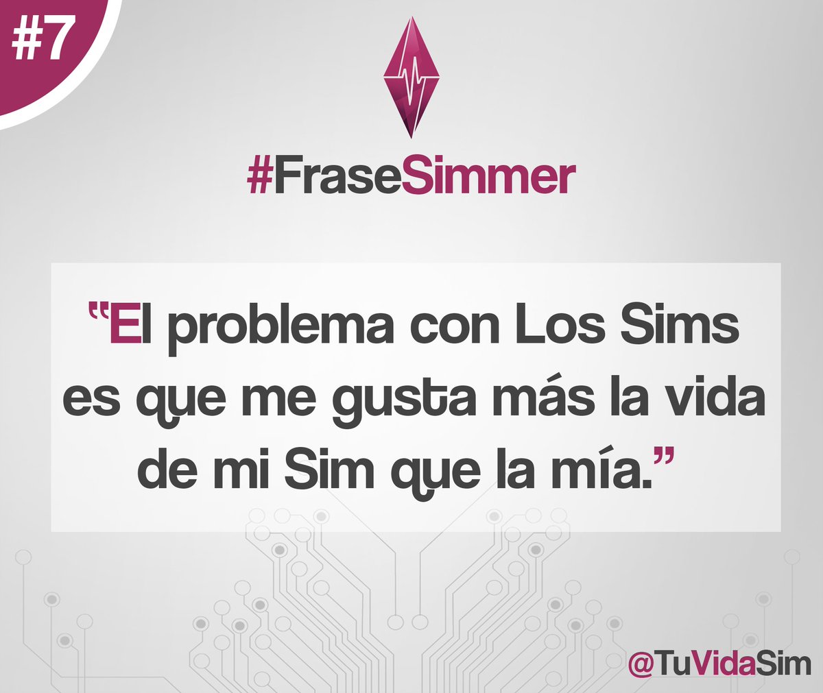 TuVidaSim's tweet image. Excepto cuando uno es cruel con ellos.. #FraseSimmer