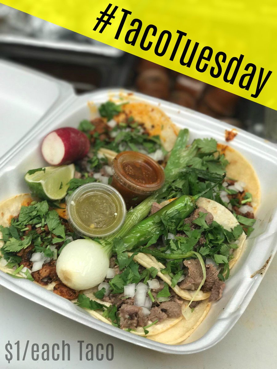 Tomorrow we are beginning our #TacoTuesday tradition. $1 tacos all day, every Tuesday! #AuthenticMex