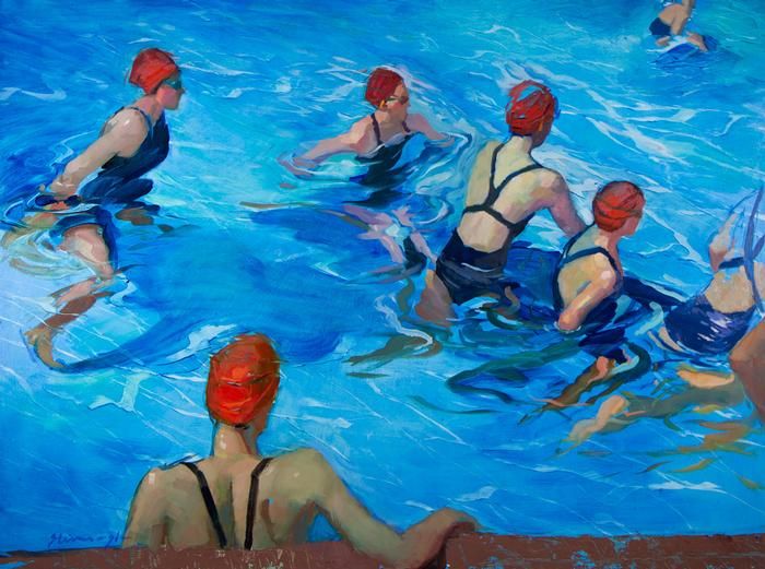 codagallery's tweet photo. Steirnagle's paintings can blur the line between traditional and abstract. #featuredartist #codagallery #palmdesert #elpaseo #palmsprings https://t.co/ib5NgbPDXo