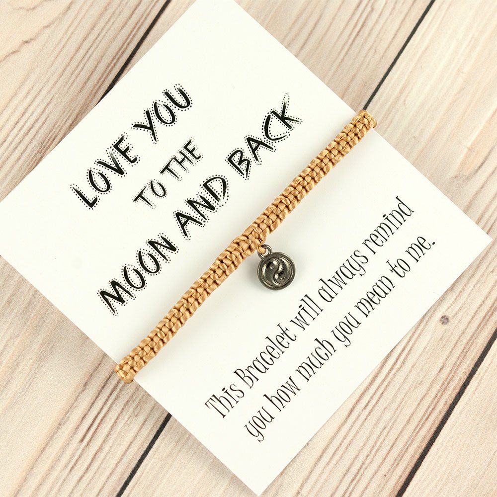 WORDSwithCHARM's tweet photo. Yin Yang Bracelet - Love you to the moon and back - Nylon cor… https://t.co/Jp2ifLVC2X #EpicOnEtsy #MessageGiftCard https://t.co/X9CQTXFgvr