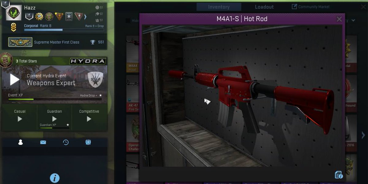 Hazz's tweet photo. 💎FN M4A1-S HOT ROD GIVEAWAY!💰

RT and follow these steps to enter:
https://t.co/rBZZK7dhFg

Winner will be picked in 2 weeks! 👊🏻💎 https://t.co/aKUWJ23Xyd
