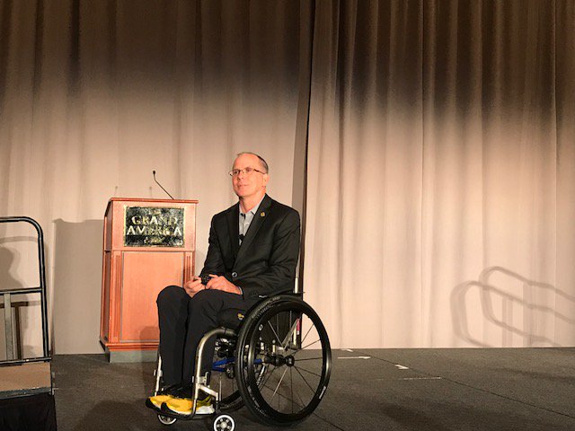 HI_TEC's tweet photo. "Turn adversity to advantage and action in accomplishment." - Rory A. Cooper #highimpact2017 https://t.co/GOh9OZzN4W