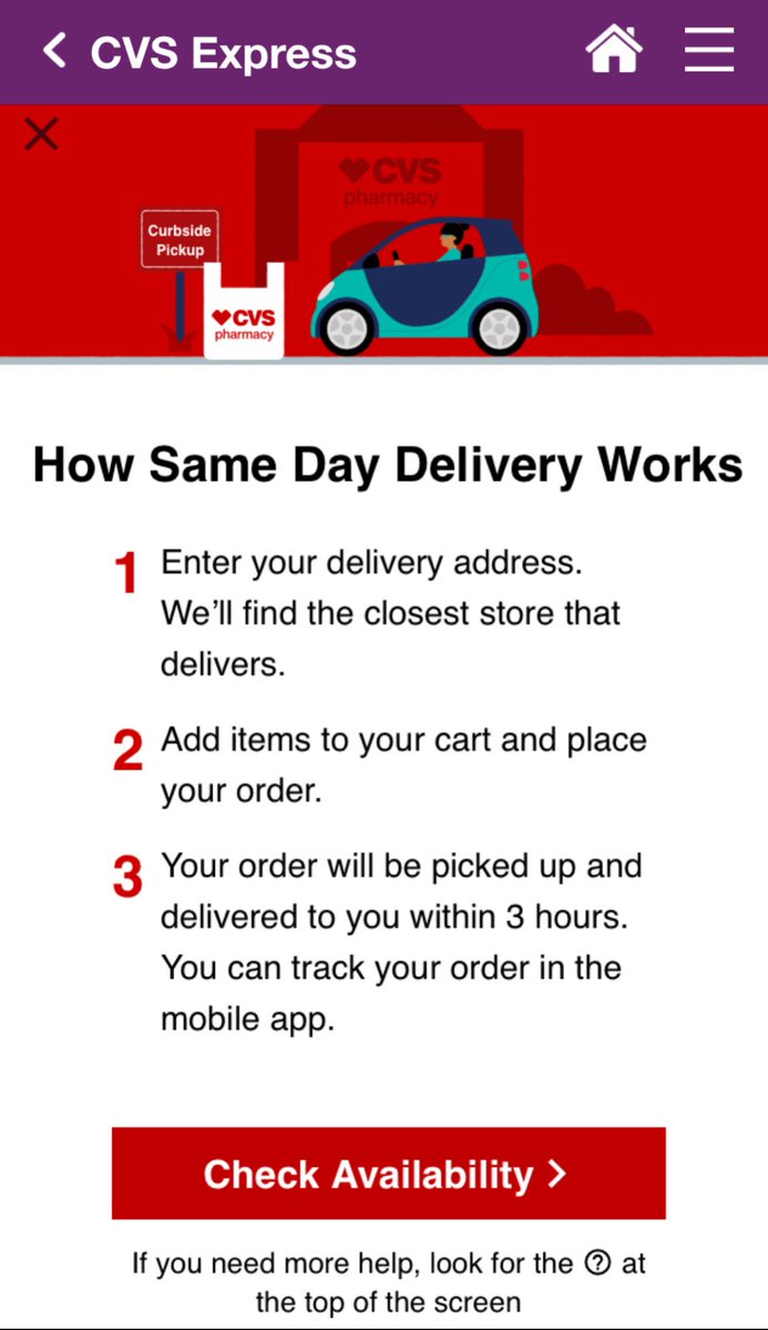 Michael_CVS's tweet photo. Amazon has got nothing on us! #cvshealth #samedaydelivery #itshappening #godigital #cvsapp #innovation #curbside https://t.co/tXV70Mpy2N