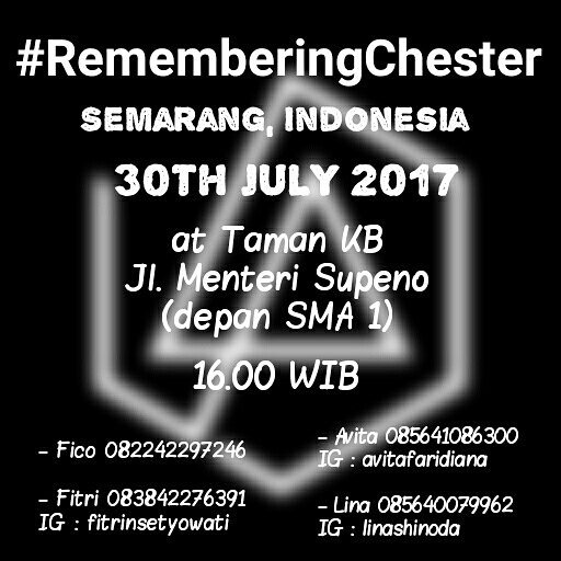 Selamat siang, Semarang!
Silahkan join yah untuk #RememberingChester. 💙