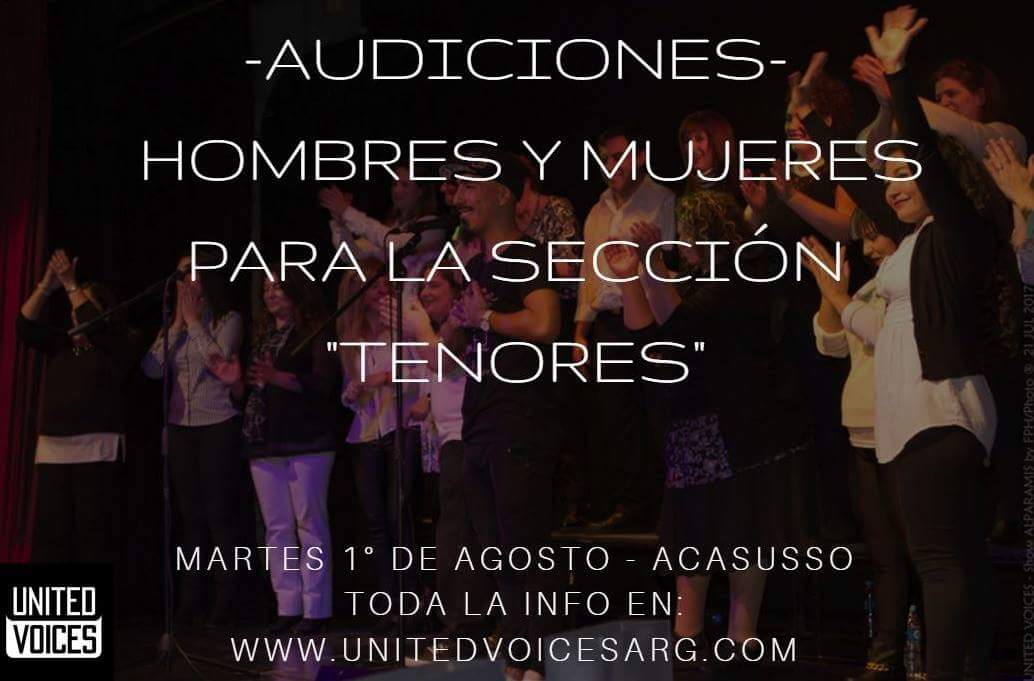 unitedvoicesarg's tweet photo. #coro #sanisidro #cantantes #tenor #tenores #tenoras #audiciones https://t.co/qqsFgQdZBc