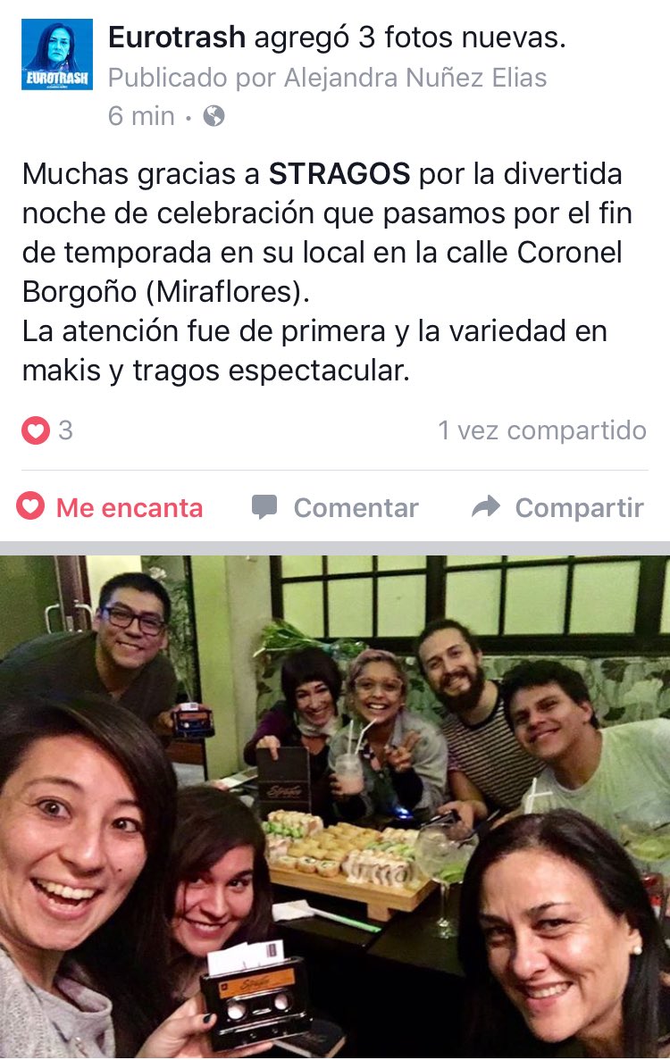 LaNishiNishi's tweet photo. Muchas gracias a #Stragos Borgoño por la divertida celebración de fin de temporada. https://t.co/VDXcYIMz1G https://t.co/ZDqbOGZEN0