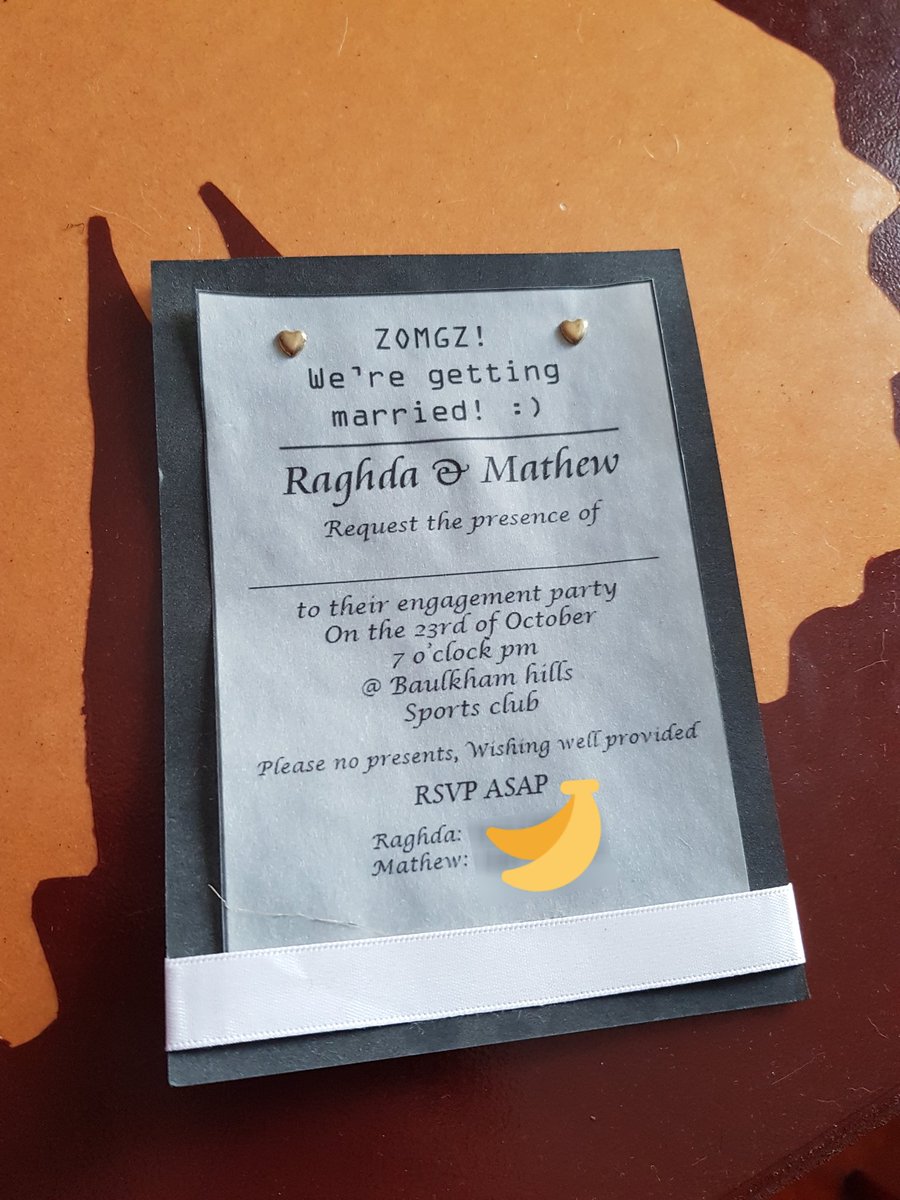 Meezer_Mum's tweet photo. The things you find when you're cleaning up :D @KapinKong do u remember the year? Also wish we'd actually had a banana on them :p #rsvpasap https://t.co/Psgk2OqhAo
