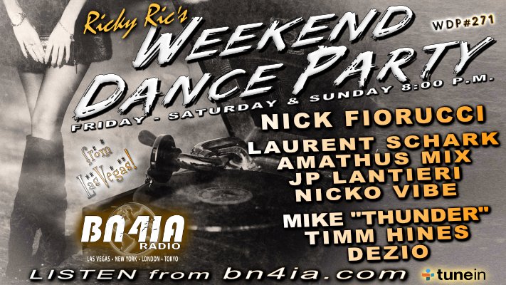 RickyRicMix's tweet photo. #NowPlaying❗The Best of #WDP271 ❗@BN4IA #Radio #LasVegas❗
With @RickyRicMix @amathusmix @MikePennino
🔊 HERE❗☞ https://t.co/GvbRVV9h8S ☜ https://t.co/TKaHIEOAGy