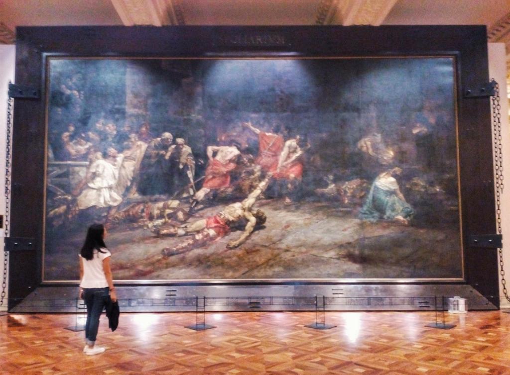 AsianRules's tweet photo. Oil on canvas 🎨 by Juan Luna "SPOLIARIUM" #NationalMuseumOfFineArts #NM #Spoliarium #JuanLuna #NationalMuseum 💗 https://t.co/8QODfvkHsK