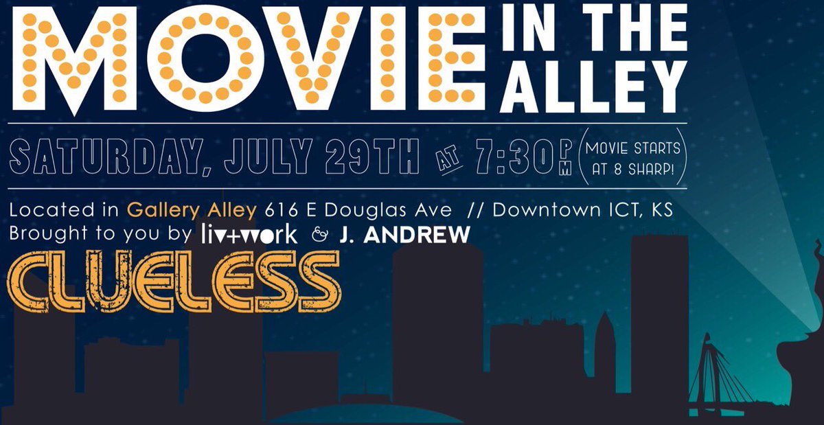 SATURDAY: don't miss the #MovieInTheAlley! Tickets are FREE: facebook.com/events/1900571…