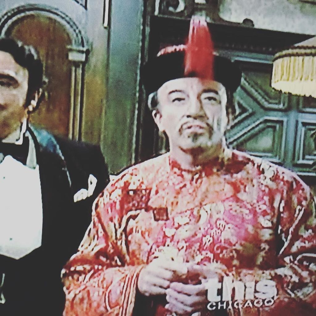 veggiesomething's tweet photo. How is showing a movie with yellowface okay in 2017? Or even in 1976 when this movie was made? #yellowface #thisc… https://t.co/HMr5hMagod https://t.co/TU1R26P8zi