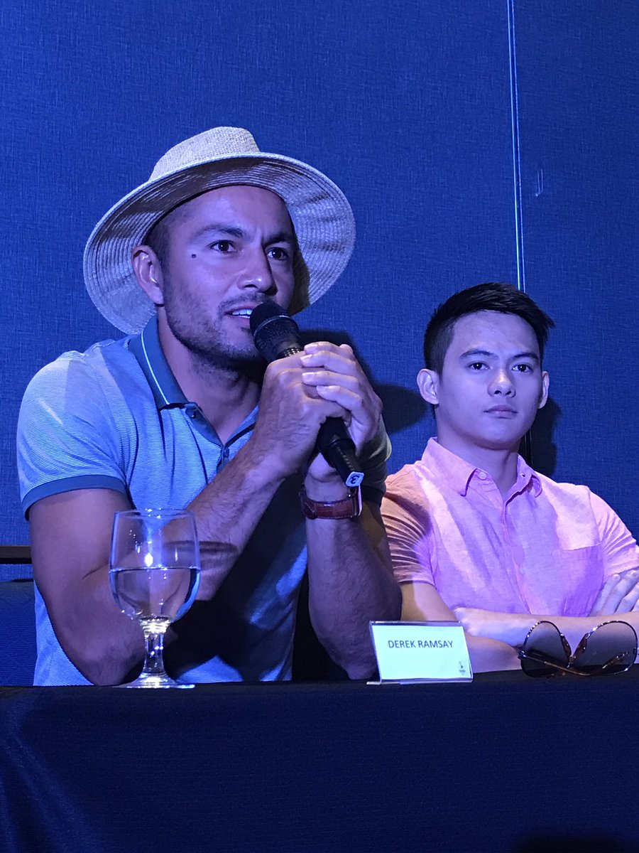 TV5manila's tweet photo. "Yes I want to be a part of it. I want to be as versatile as possible." -Derek Ramsay on doing AMO. #AMOonTV5 https://t.co/BX098mBPIe