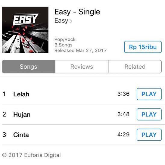 beli pulsa 12rb buat nelepon sebentar udh abis, mendingan beli lagunya EASY di toko musik digital, dengan 15rb bisa dengerin 3 lagu EASY
