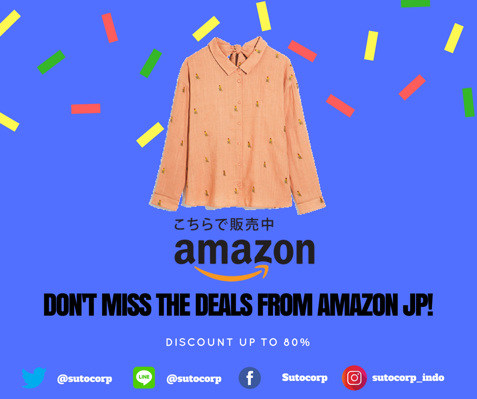 SuToCorp's tweet photo. Konnichiwa!
Don't miss the deals from Amazon.jp!
Discount up to 80%
#belanja #jepang #japan #Usa #germann #china #auction #yahoo https://t.co/kRxq0wx3Zo